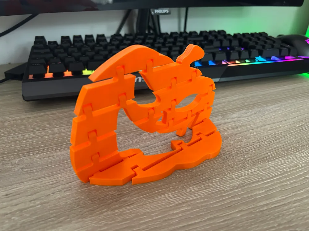 ARTICULATED PUMPKIN - Free 3D Print Model - MakerWorld