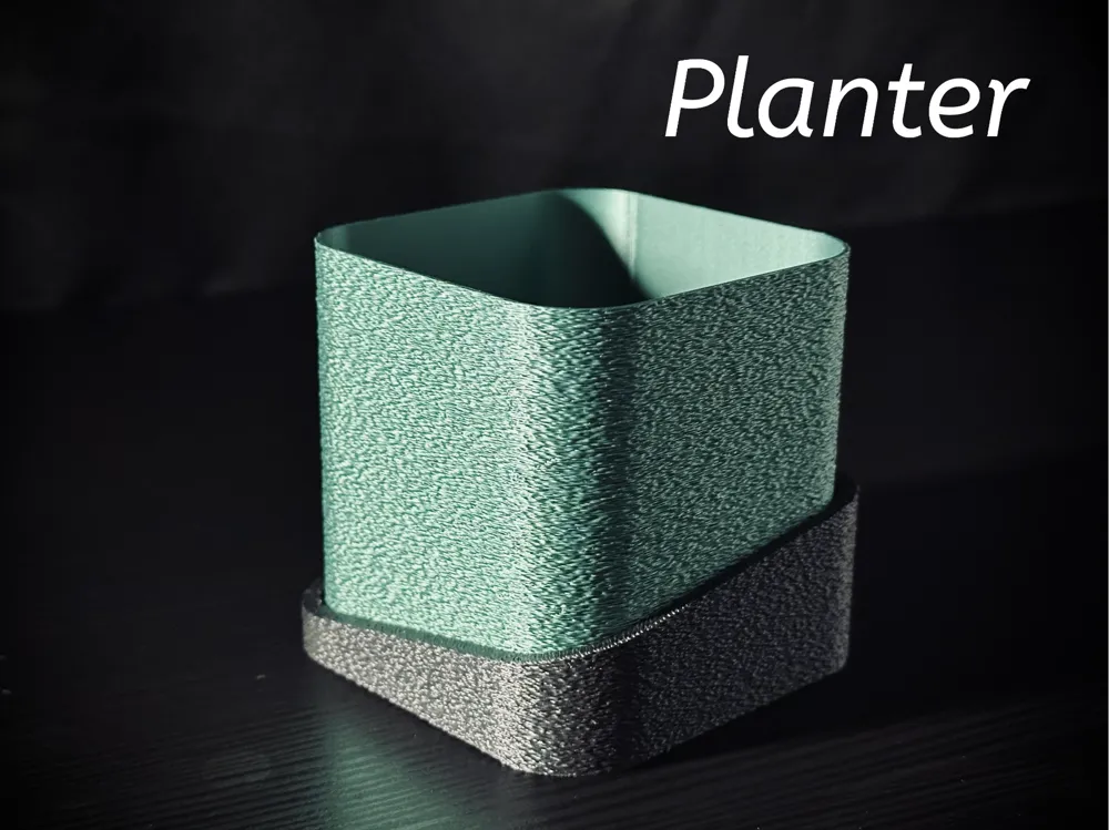 Planter - Modern and Scalable - Free 3D Print Model - MakerWorld