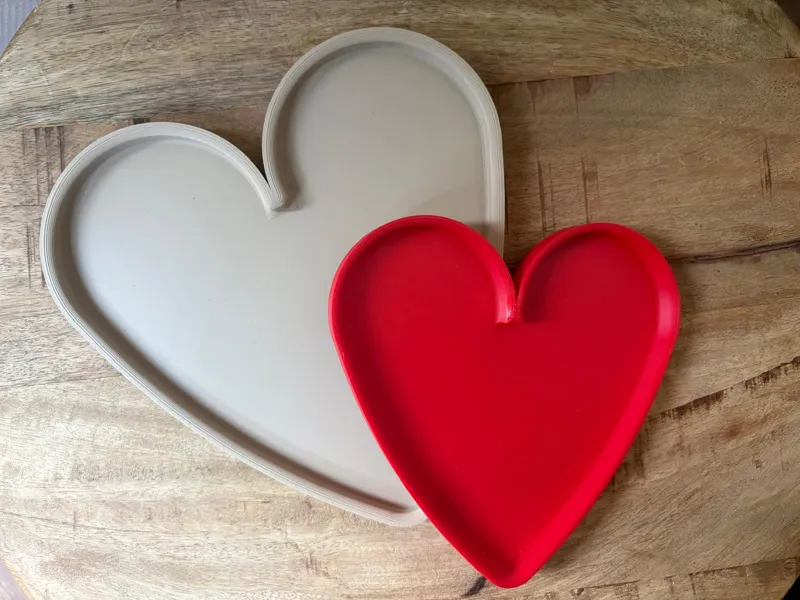 heart tray 200mm