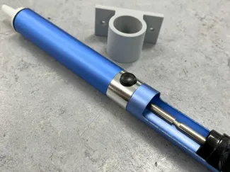 Desoldering tool holder
