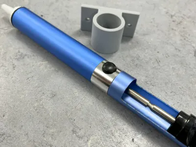 Desoldering tool holder