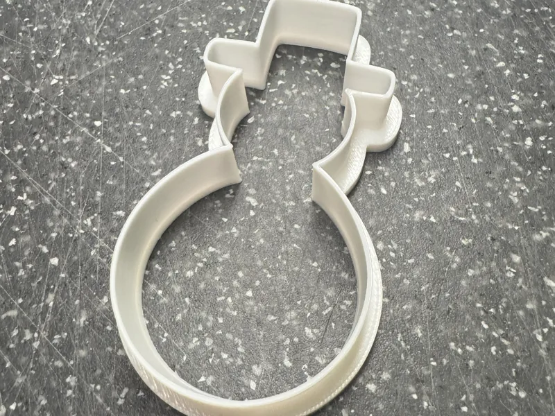 Snowman cookie cutter