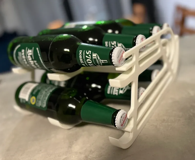 Beer stand for fridge