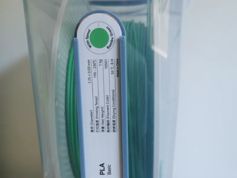 Etikettenhalter Bambu Lab Filament 