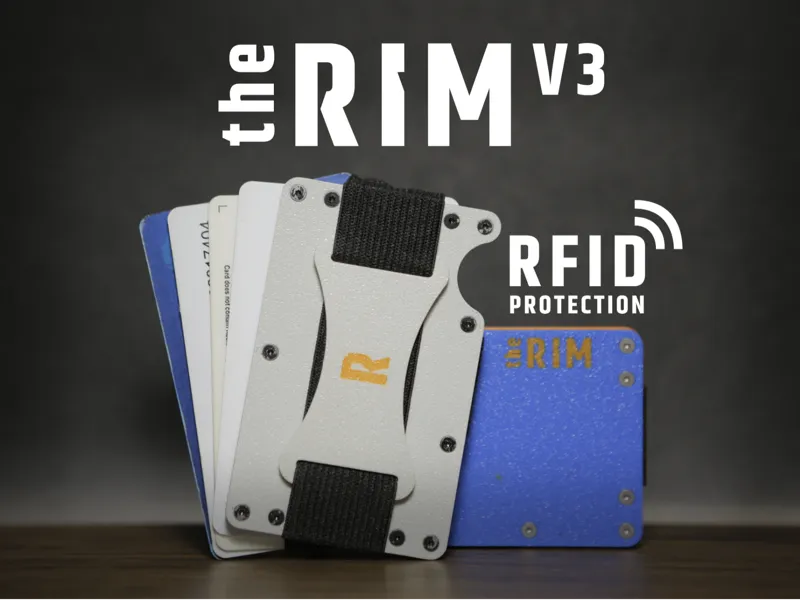 The RIM Wallet - RFID Blocking Minimalist Wallet