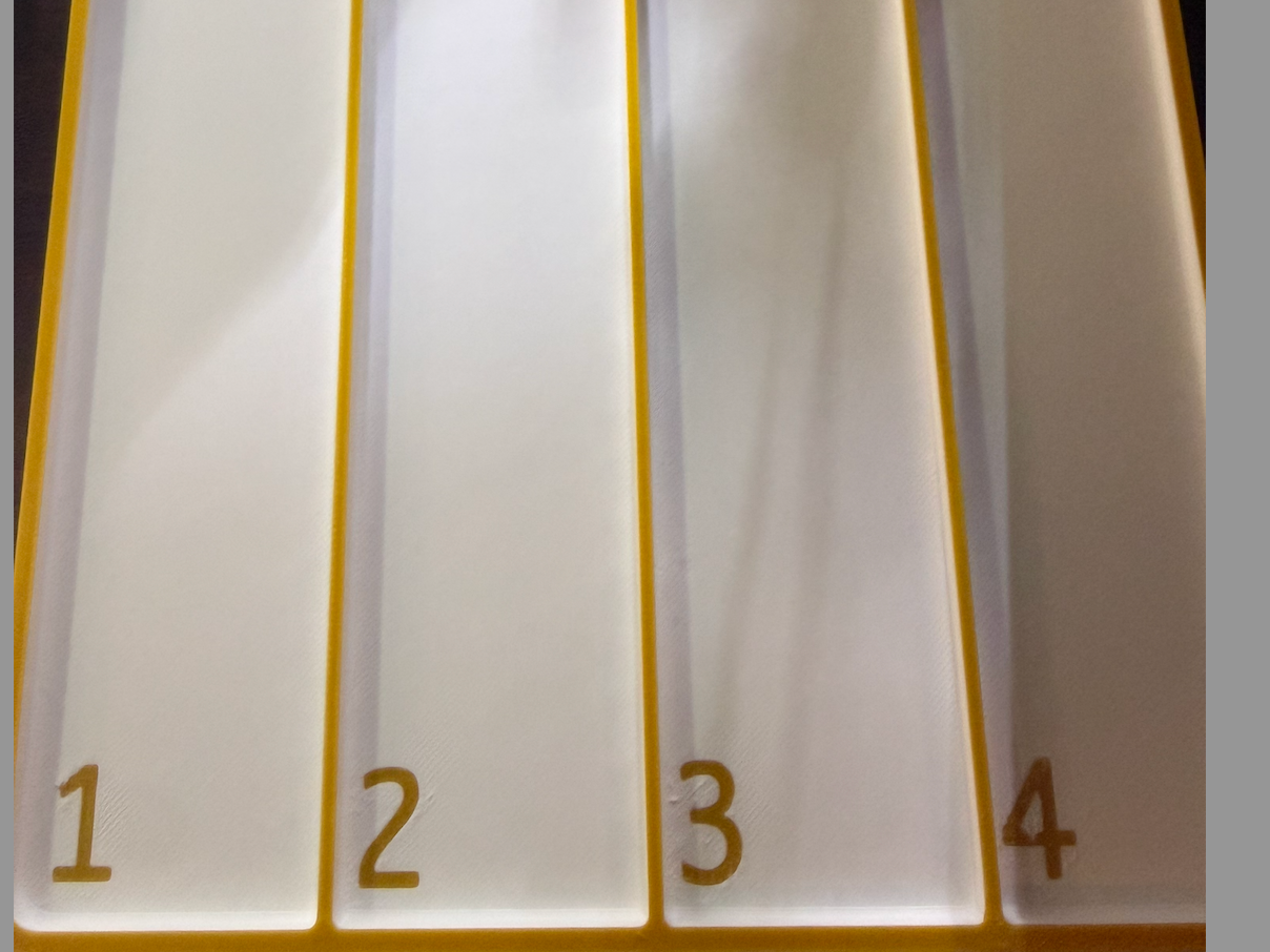 4 Pen Claim Tray Numbers 1-4
