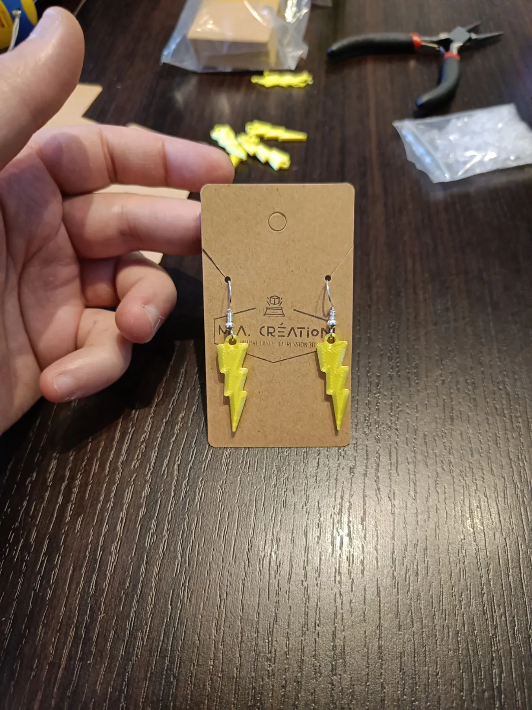 Lightning Earrings view 2