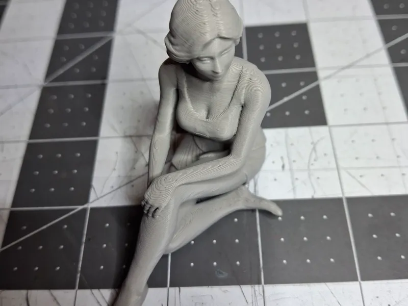 Woman-small desk statue