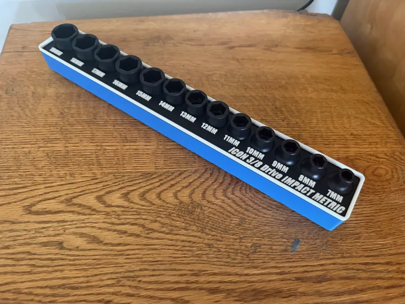 ICON Short Impact 3/8 Drive Metric Gridfinity