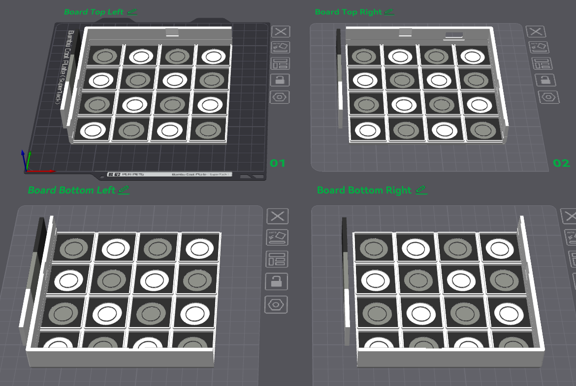 Miniatura 2 do modelo 3D OpenChess - Plastic PCB