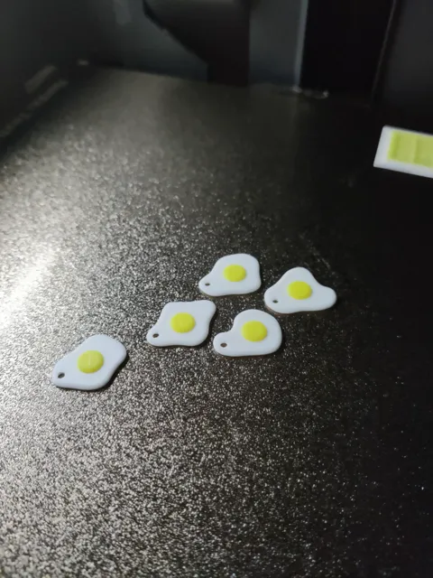 Fried eggs earring collection view 4
