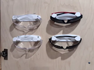 Safety glasses holder | glasses mount