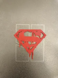 Magnet frigo logo — La Mort de Superman — photo 3