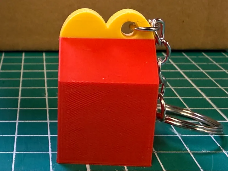 Happy Meal box Keyring