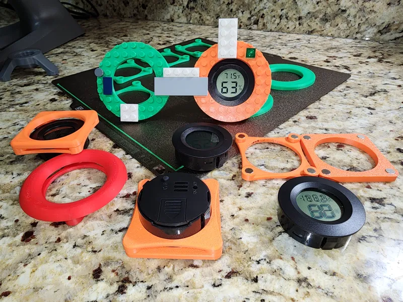 Magnetic hygrometer mount
