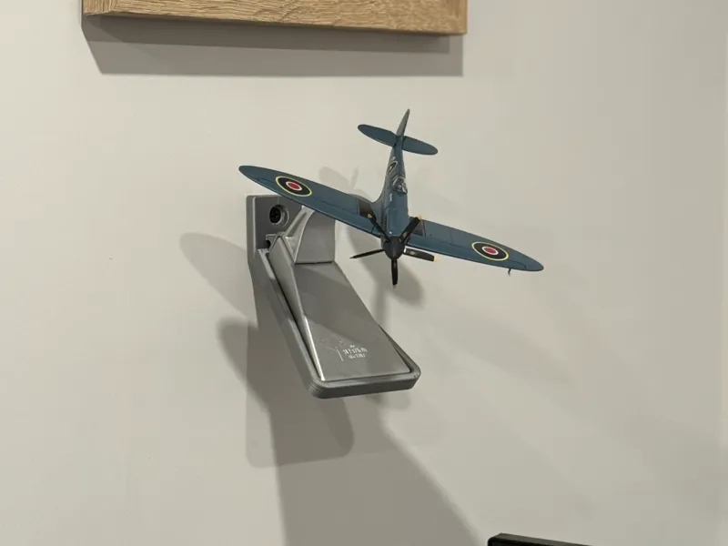 Corgi Diecast model plane wall mount - removeable