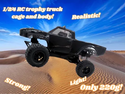 1/24 RC Trophy Truck cage + body