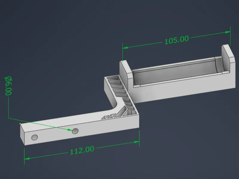 Optimized Side Mounted Spool Holder