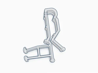 Replacement window blinds valance clip (type B)