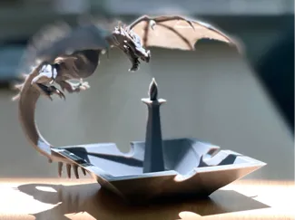 Ashtray Monas Attack By Dragon