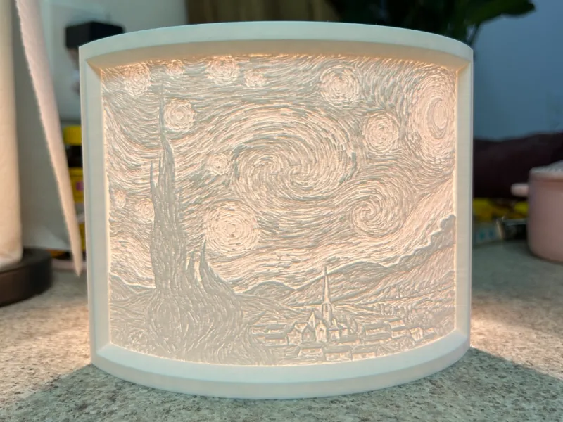 Starry Night Lithophane