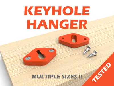 KEYHOLE HANGER - KEYHOLE HOOK - (Tested)