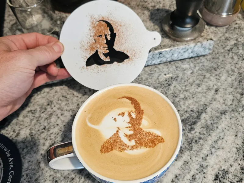 Perfect Picasso Portrait Latte Art Stencil