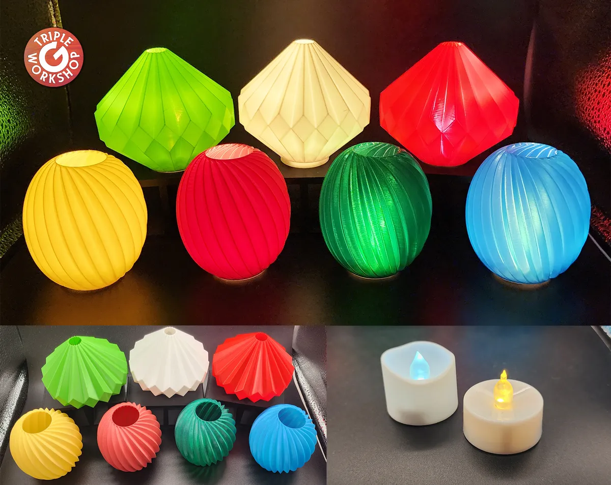 Cache pour bougies LED (vase mode)