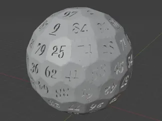 100 sided die