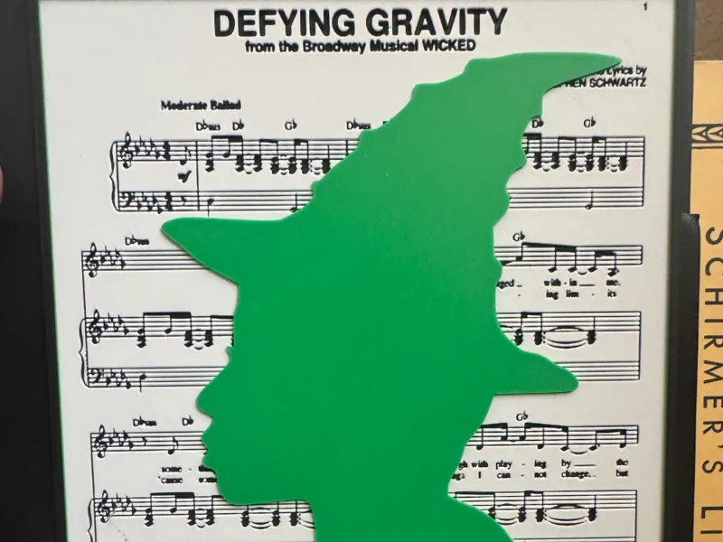 Defying Gravity Elphaba Silhouette