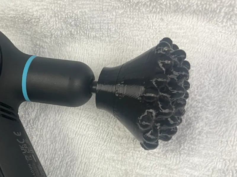 Theragun adapter to run PADO Pure Wave attachments