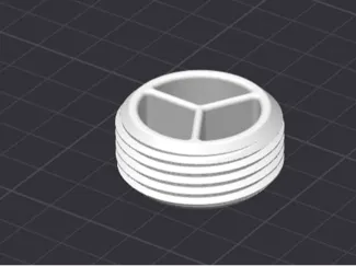 Threated plug