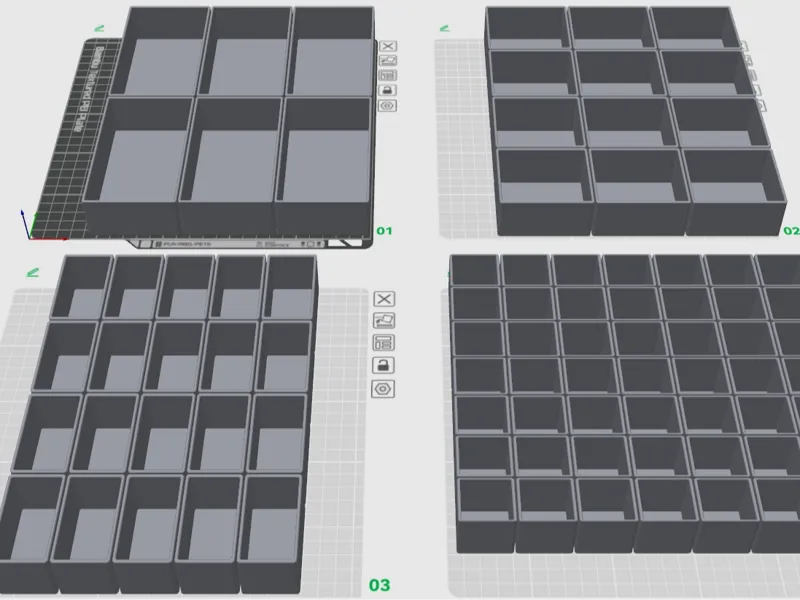 Modulare Boxen für AMS 2 Pro Riser