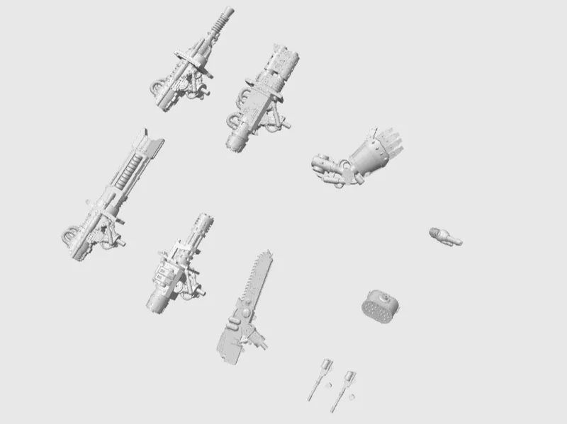 OnePlateWeapon variations for OnePlateKnight 40k