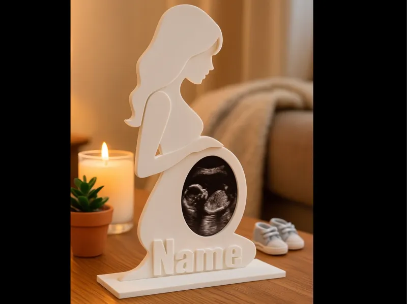 MamaGlow Memory Frame Pregnancy Scan Display