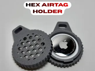 Hex AirTag Holder