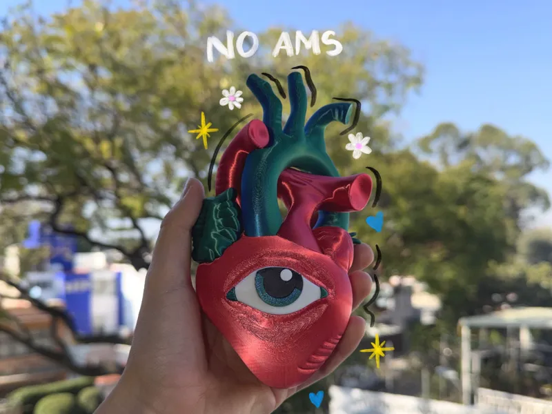 Corazón de un ojo - multipart