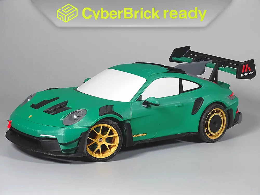 RC 1/12 Porsche 911 GT3RS Manthey Racing (GT-RC) - Free 3D Print