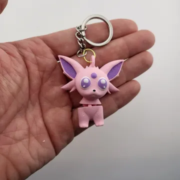 Llavero: Espeon Pokemon Keychain Flexible 3D Flexi Toy — vista de referencia 5