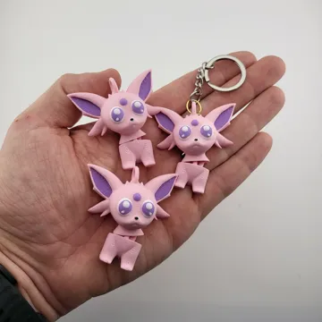 Llavero: Espeon Pokemon Keychain Flexible 3D Flexi Toy — vista de referencia 3