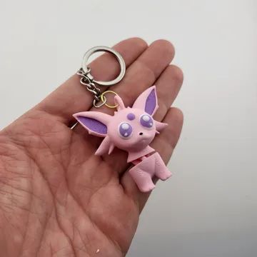 Llavero: Espeon Pokemon Keychain Flexible 3D Flexi Toy — vista de referencia 4