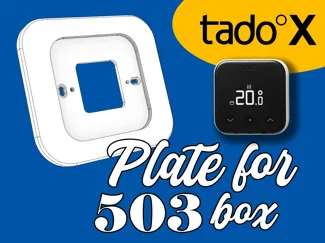 TADO° X - Wall mounting PLATE for 503 box