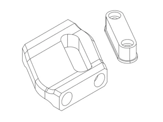ImpulseRC APEX EVO DJI O4 Pro camera mount