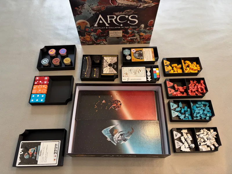 Arcs + Leaders & Lore Board Game Insert