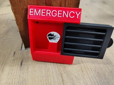Emergency Guitar Pick Box (Wall-Mounted)