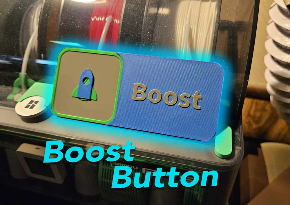 Post Boost Button Boost Button Plaque - Free 3D Print Model - MakerWorld