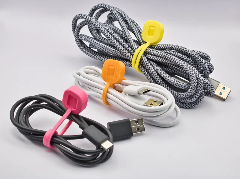 Reusable Cable Ties V2, 3 sizes, TPU
