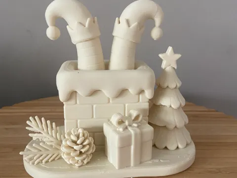 Estante o repisa: Elf Legs Christmas Decoration / Christmas Elf — referencia de MakerWorld