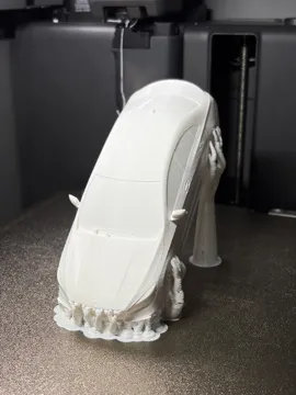 Modelo para impresión 3D: Mercedes-Benz CLA 45 AMG|奔驰 CLA 45 AMG|一体打印 — vista de referencia 4