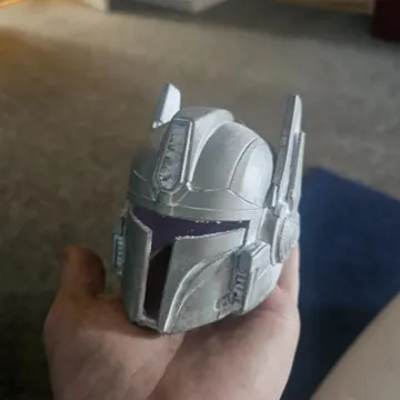 Pieza para disfraz o exhibición: Optimus Mando Prime helmet — vista de referencia 3
